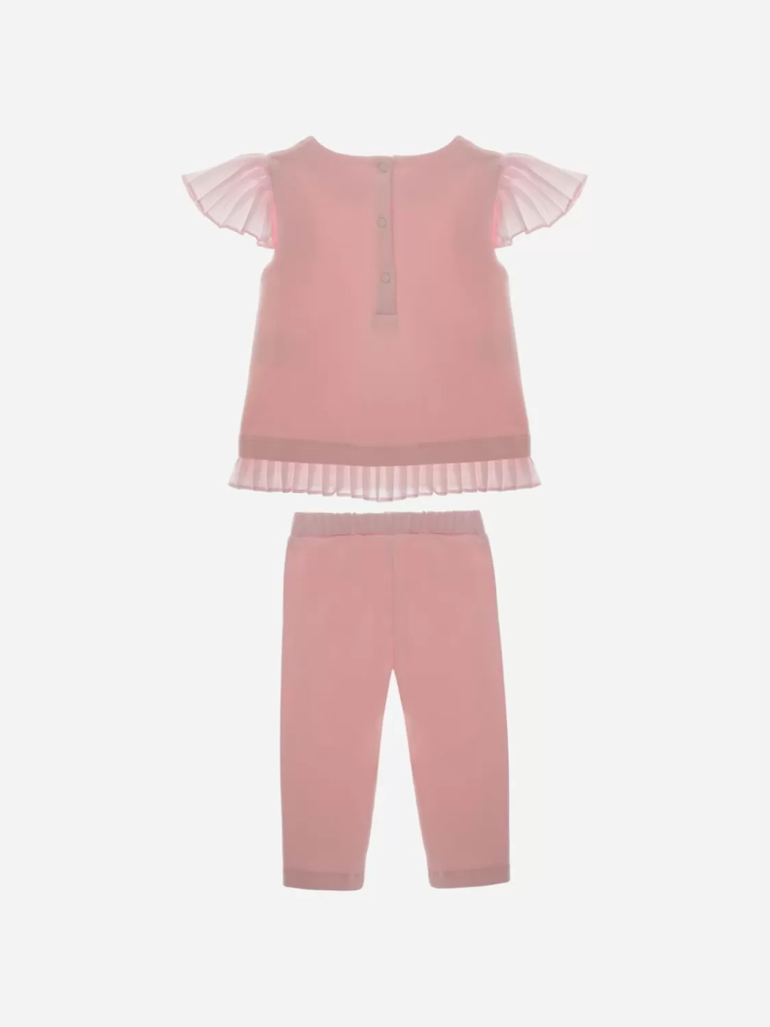 Baby Patachou Roze Set Voor Meisjes In Interlock