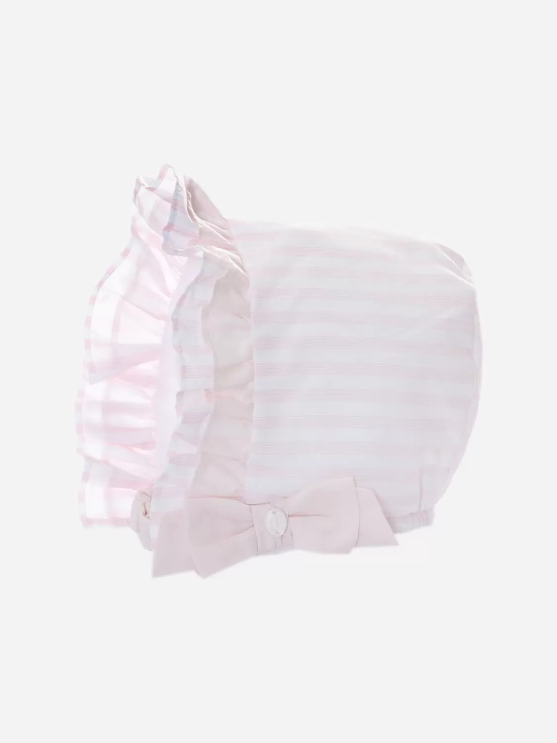 Baby Patachou Roze Strepen Hoed Met Franje