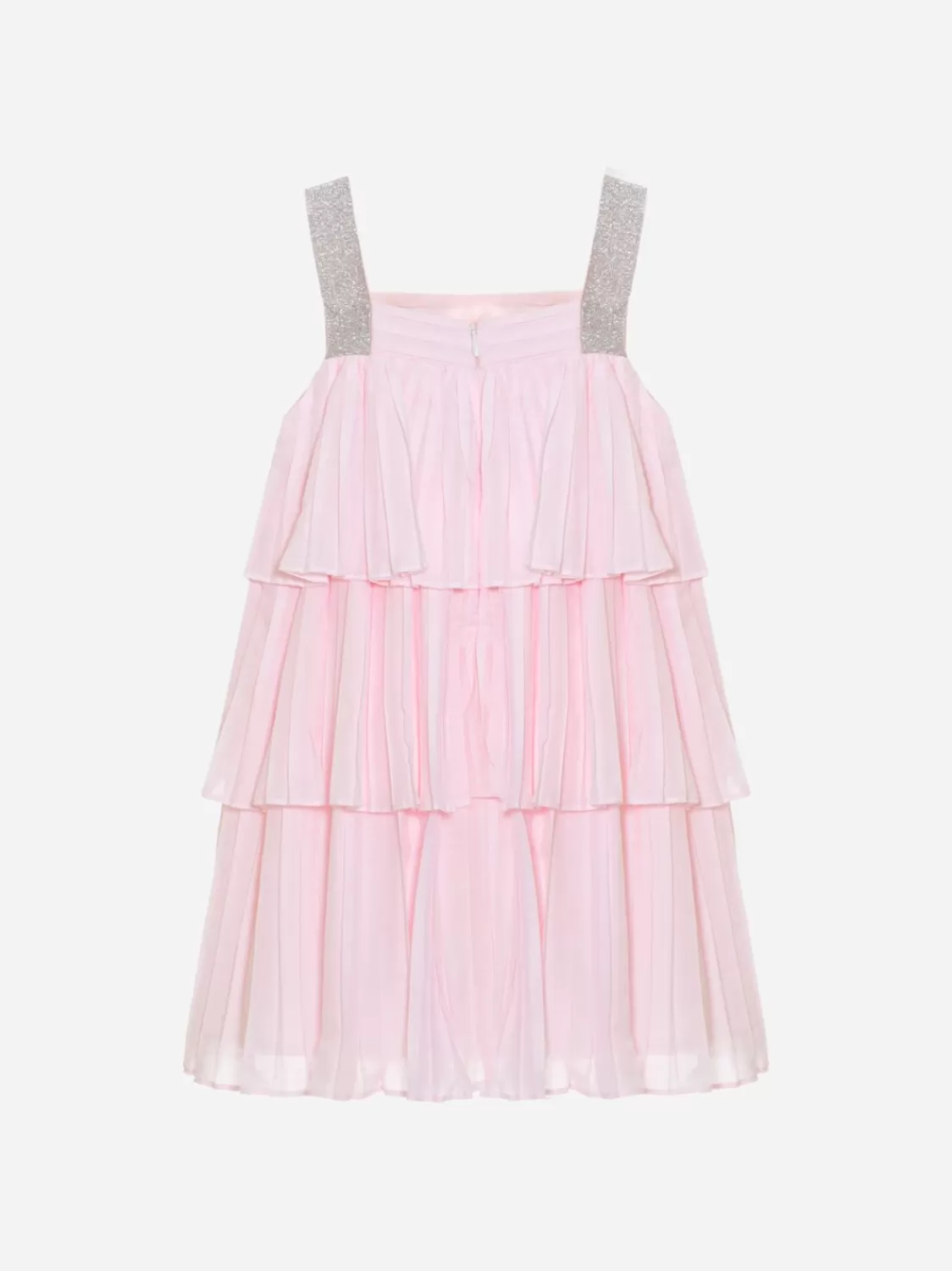 Meisje Patachou Roze Tule En Chiffon Jurk
