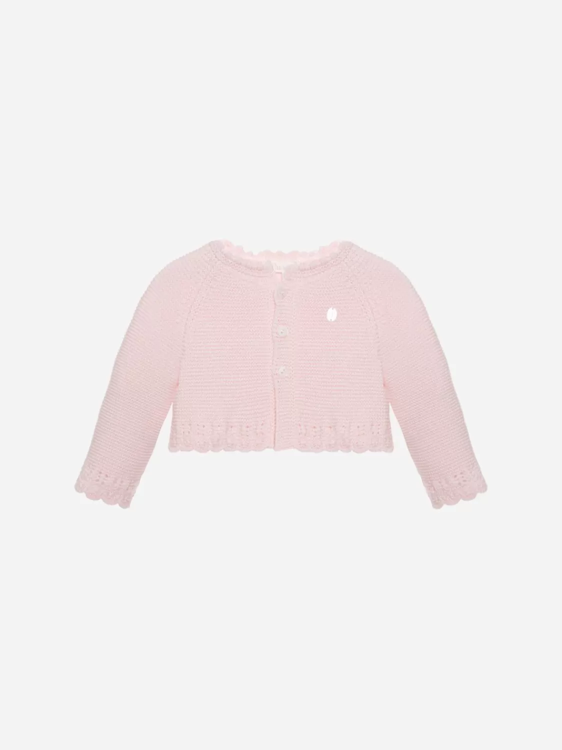 Baby Patachou Roze Vest Gemaakt Van Breiwerk