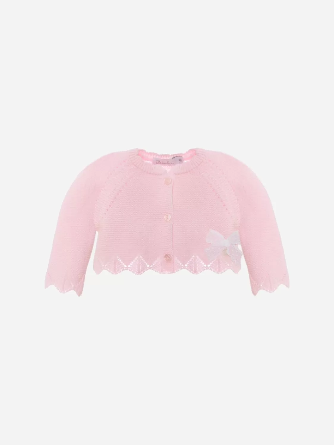 Baby Patachou Roze Vest Met Strik