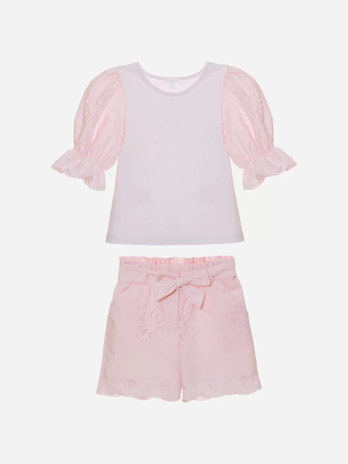 Meisje Patachou Roze Vichy-Jurk