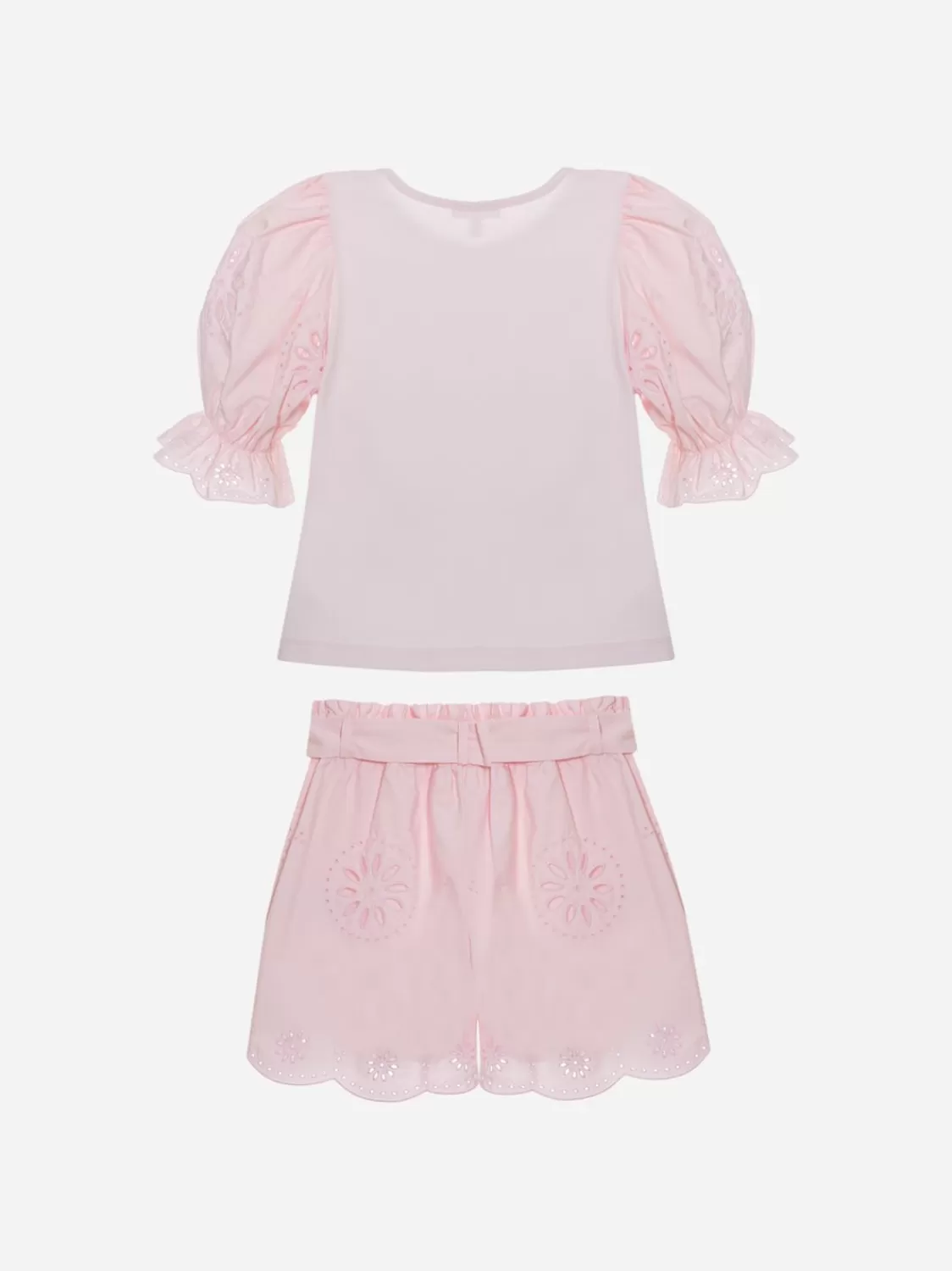 Meisje Patachou Roze Vichy-Jurk