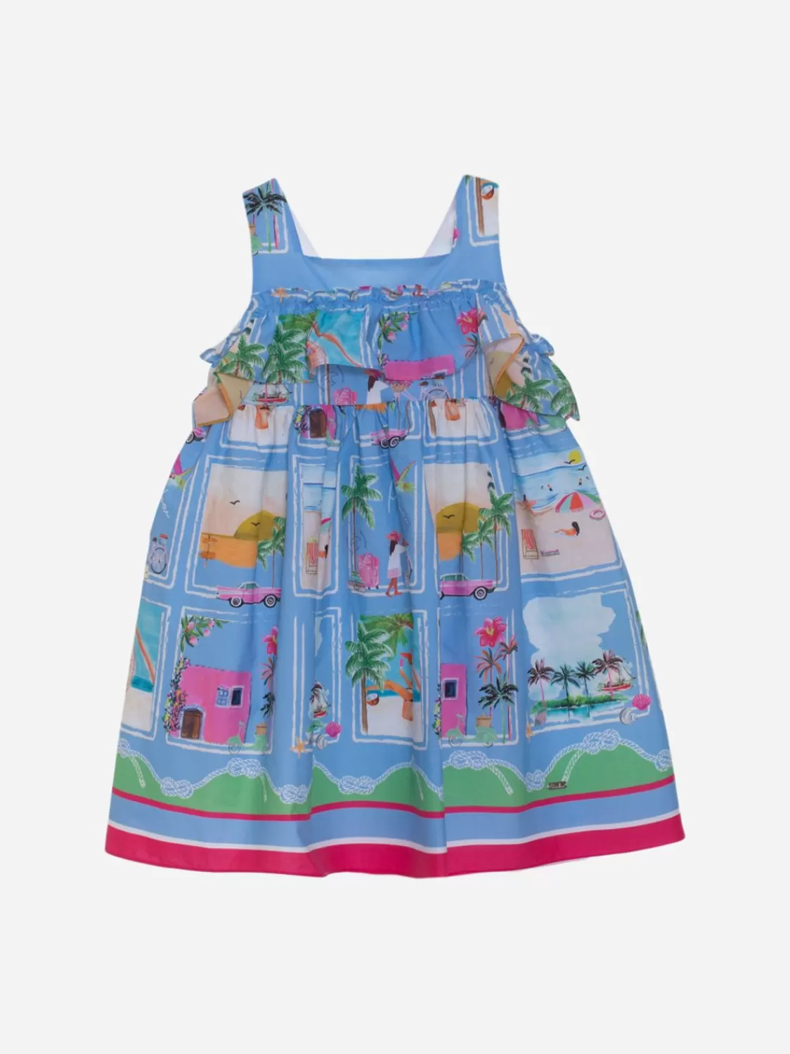 Meisje Patachou Vakantie Print Jurk