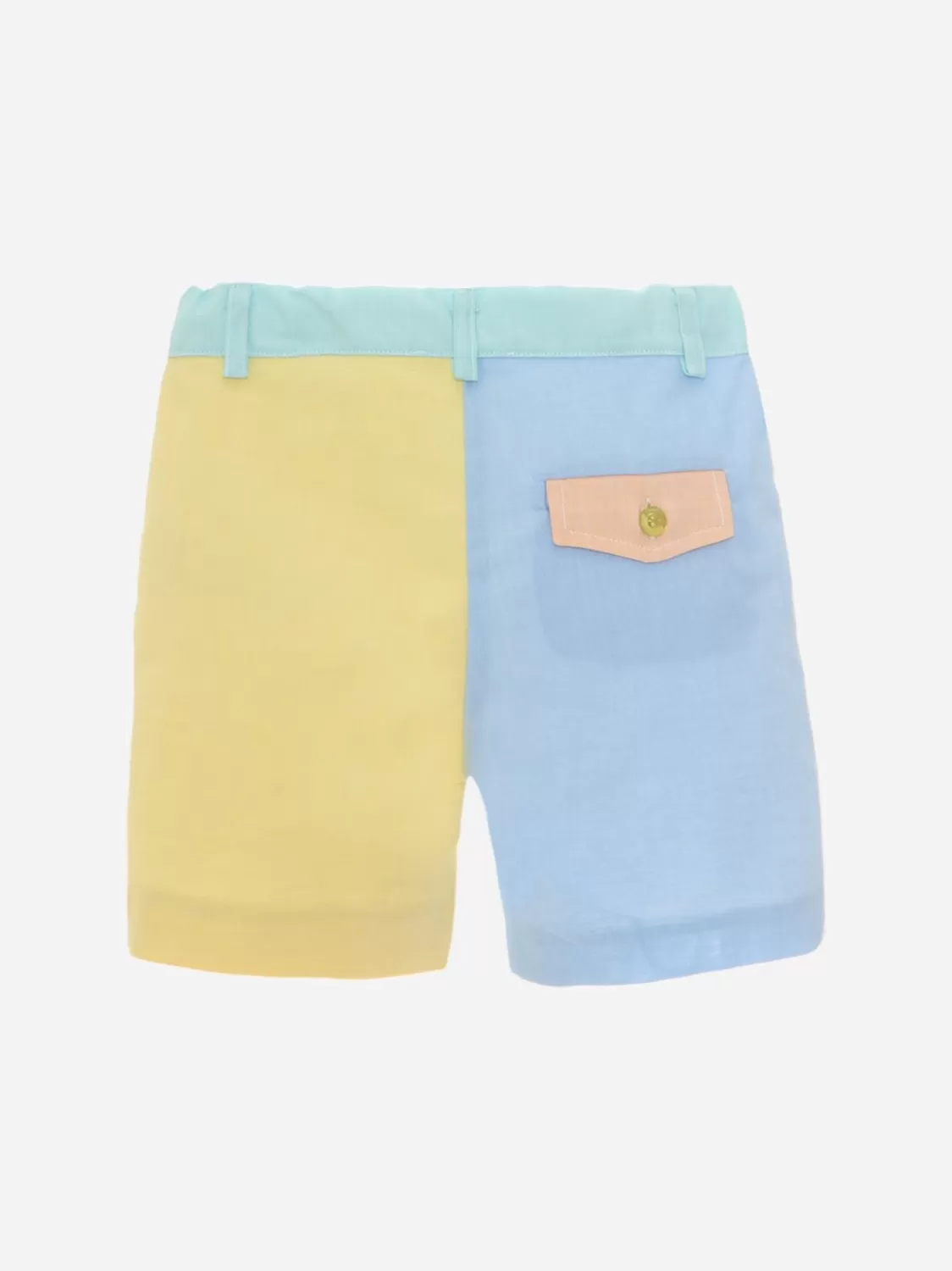 Jongen Patachou Veelkleurige Oxford-Shorts