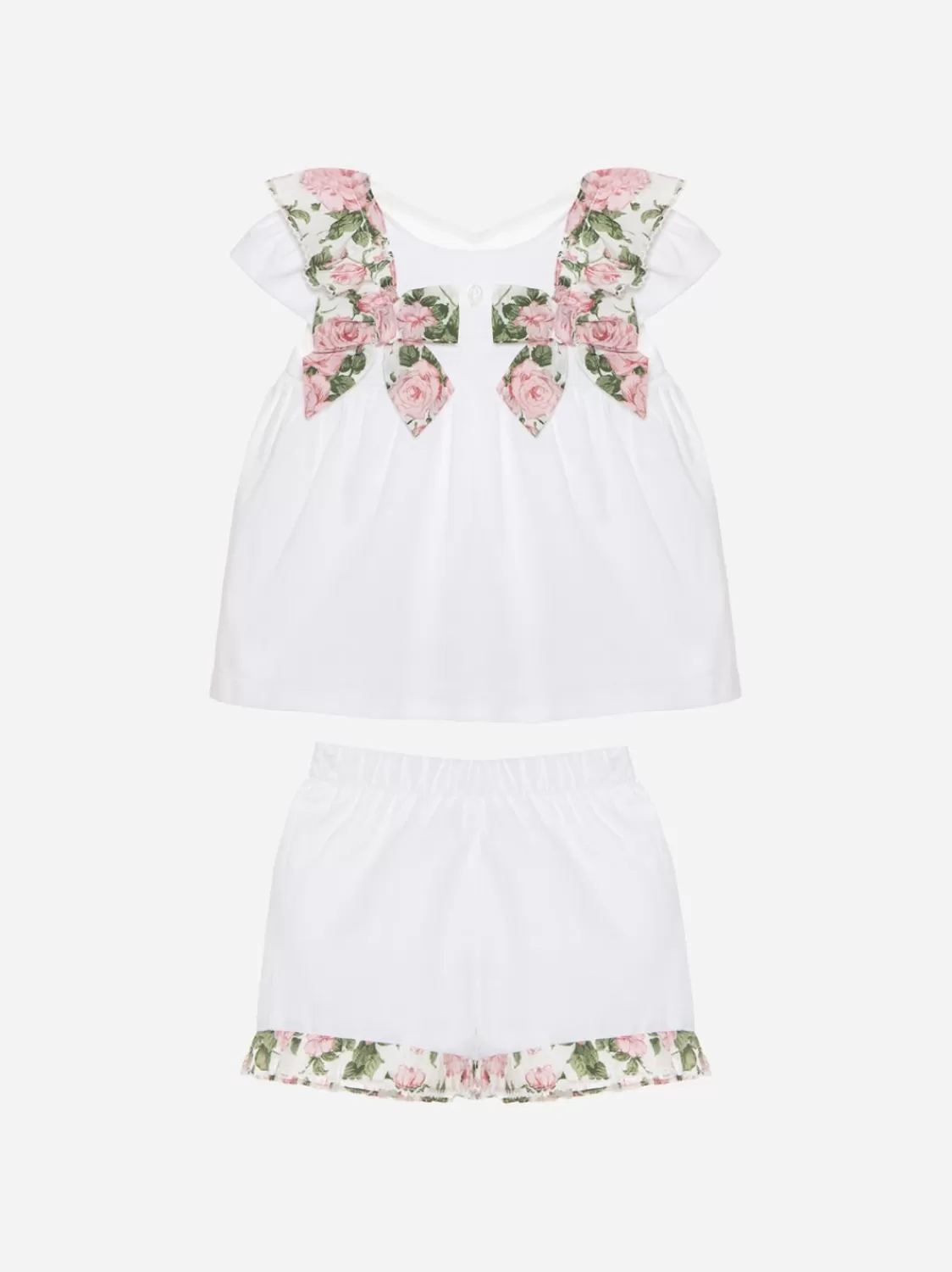Baby Patachou Wit En Liberty-Set Gemaakt