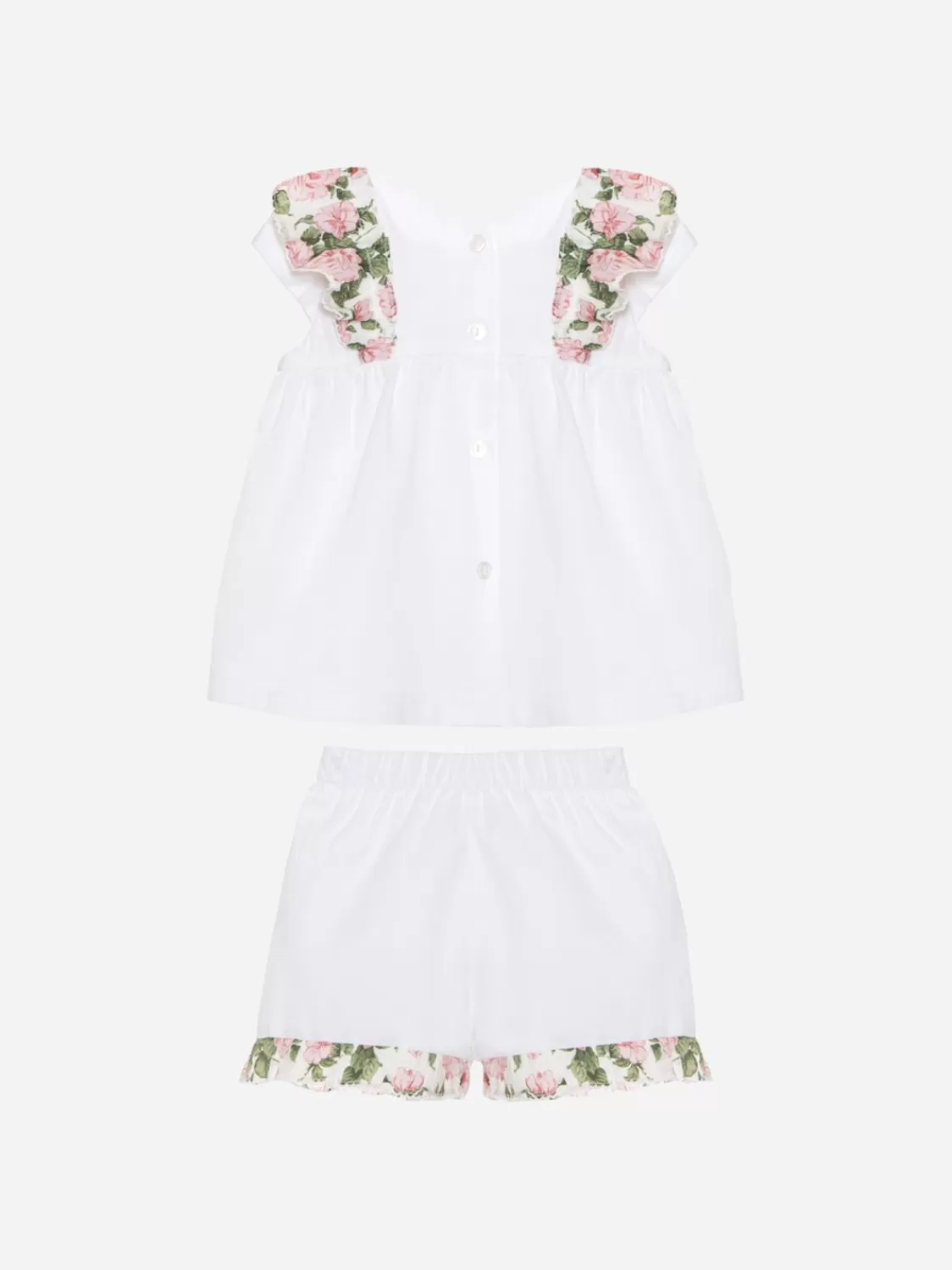 Baby Patachou Wit En Liberty-Set Gemaakt