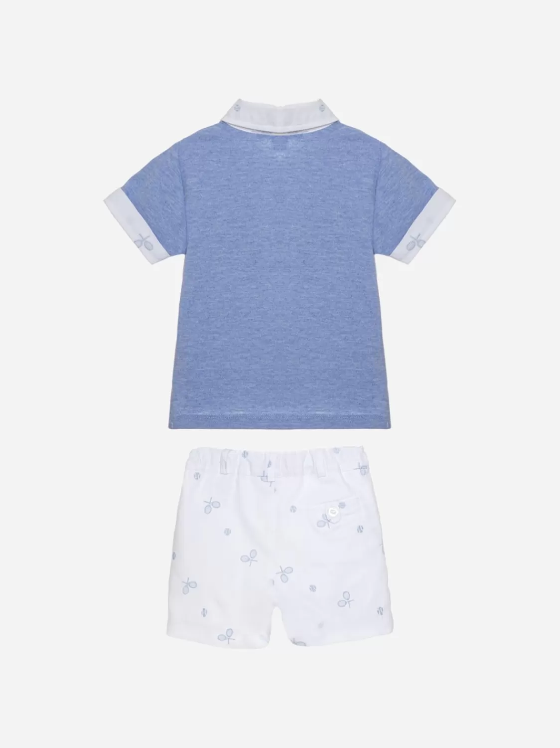 Baby Patachou Wit Geborduurde Set