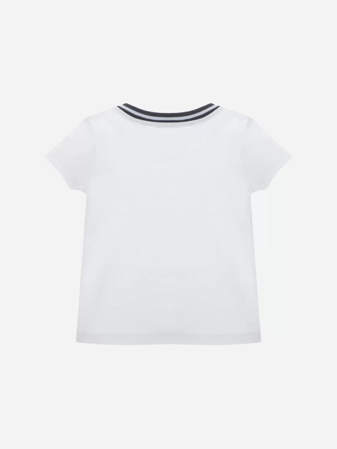 Baby Patachou Wit T-Shirt Met Marien Touwmotief