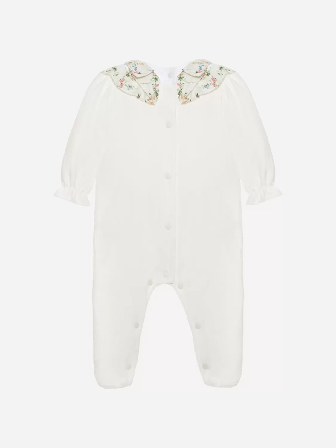 Baby Patachou Witte Babypakje Met Botanische Liberty-Print
