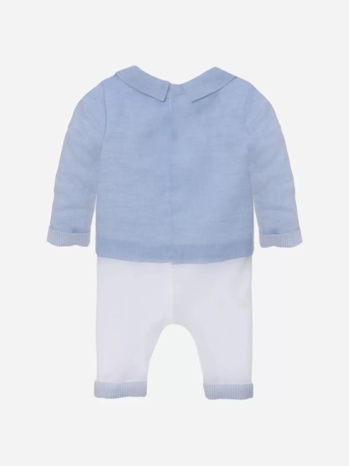 Baby Patachou Witte En Blauwe Jongensbabykleding