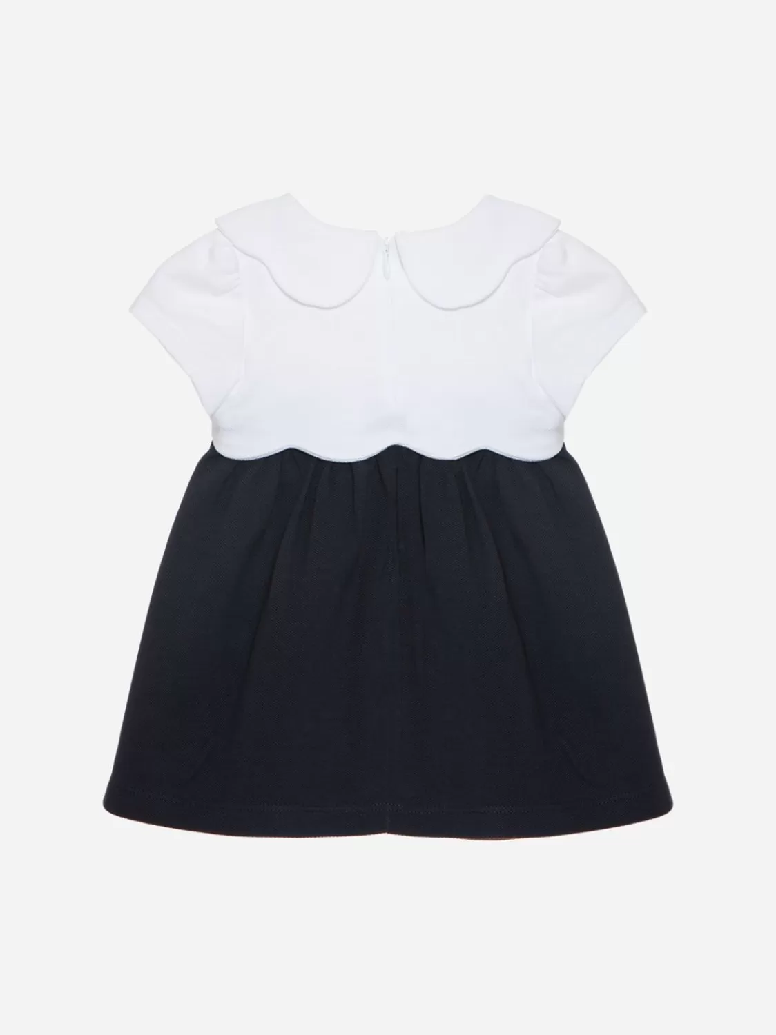 Baby Patachou Witte En Maritieme Jurk