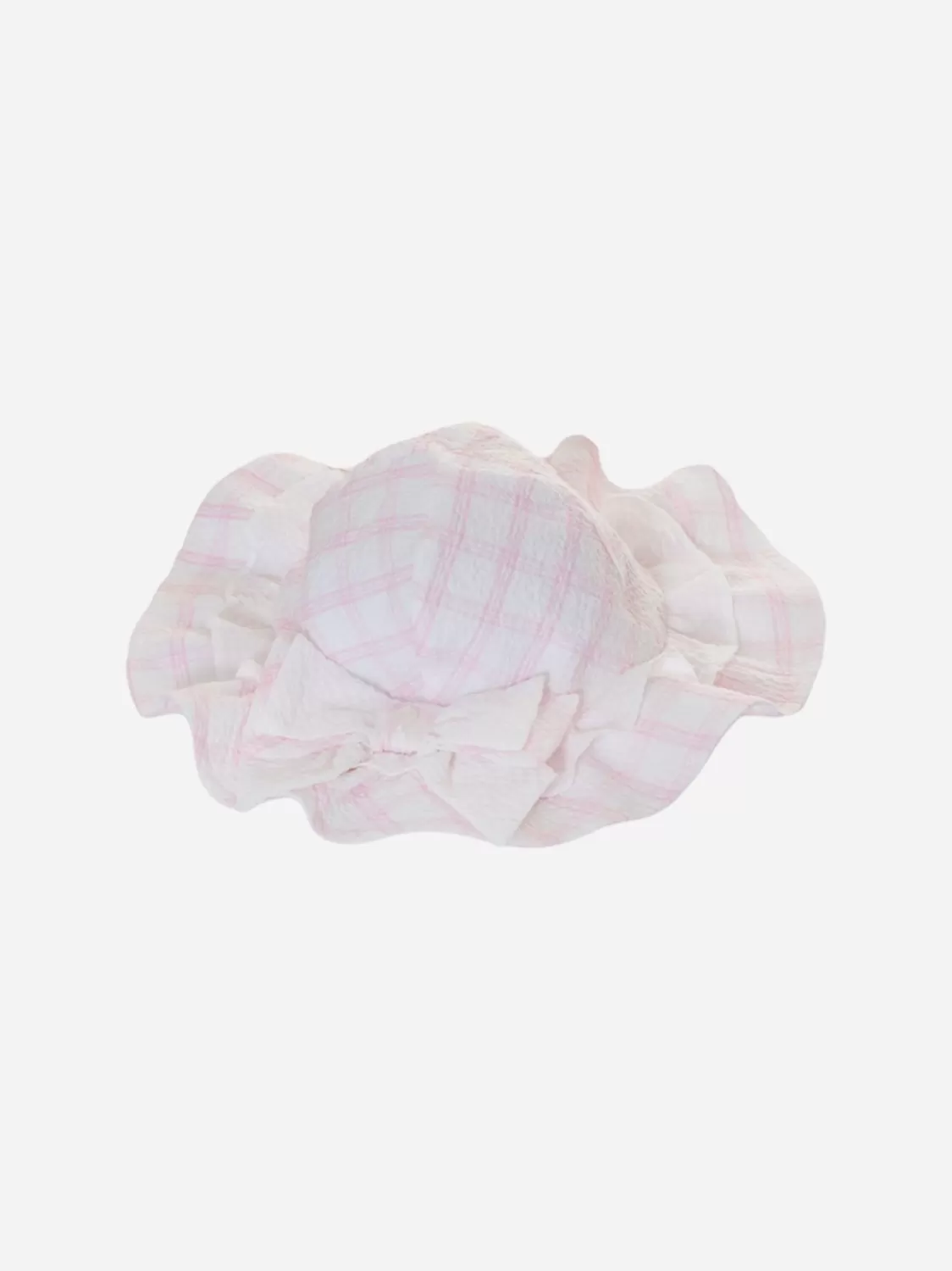 Baby Patachou Witte En Roze Strikhoed