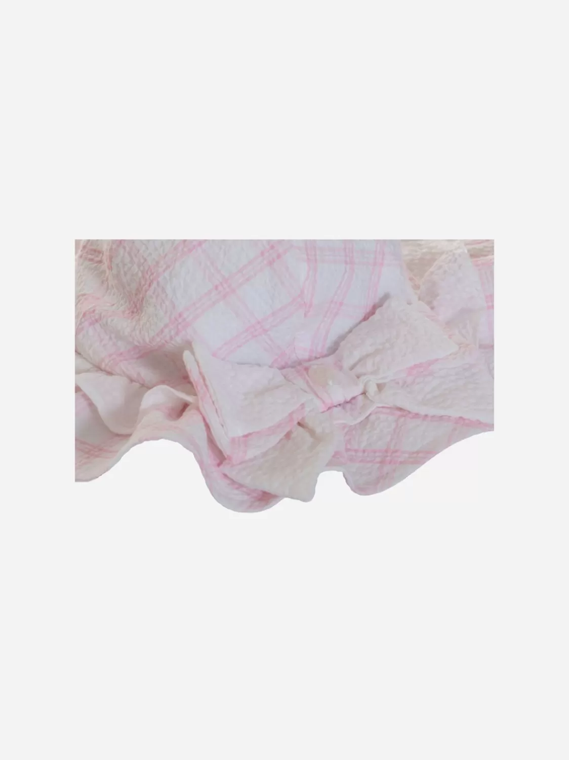 Baby Patachou Witte En Roze Strikhoed