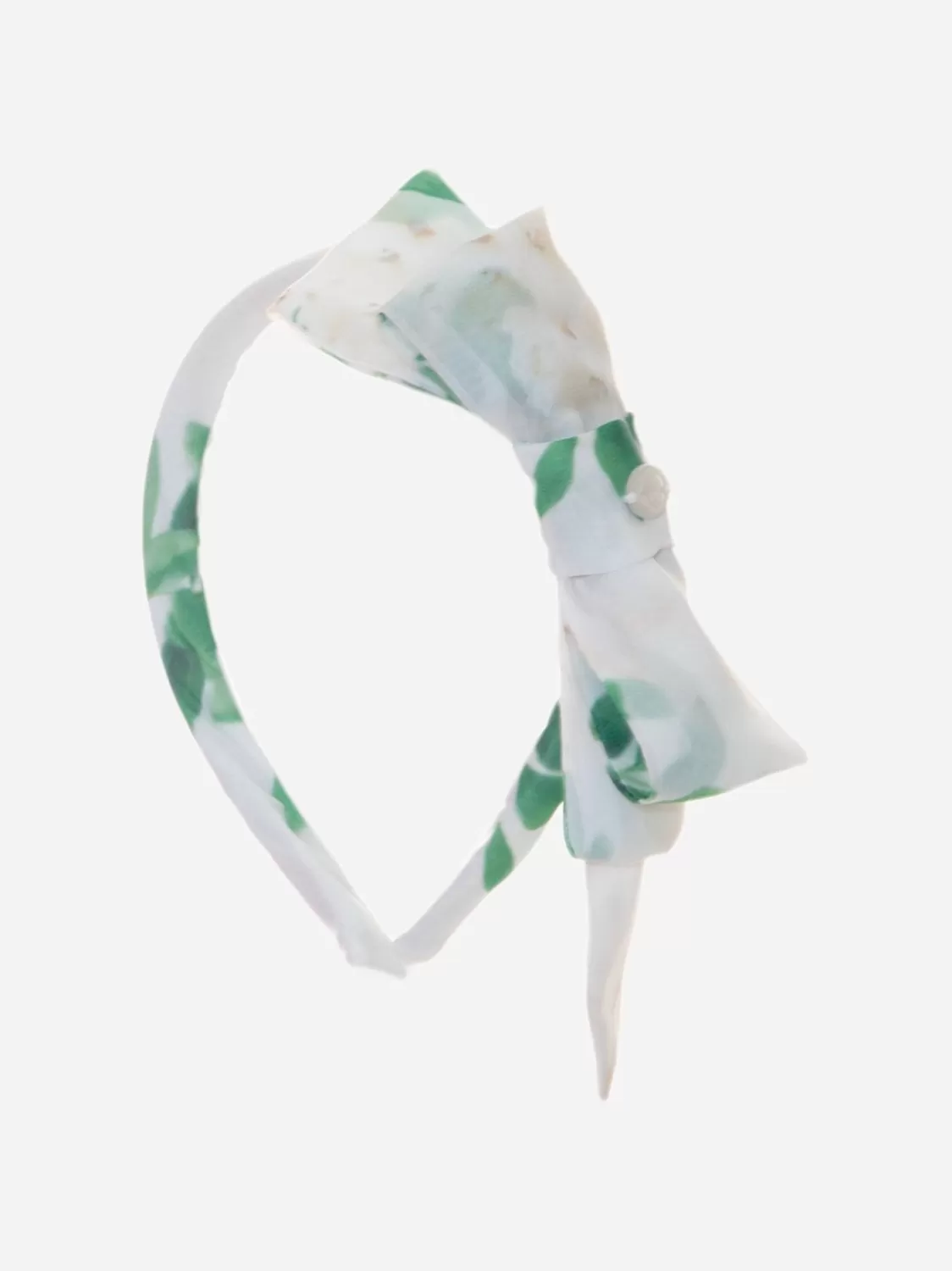 Meisje Patachou Witte Hoofdband Met Bloemenprint