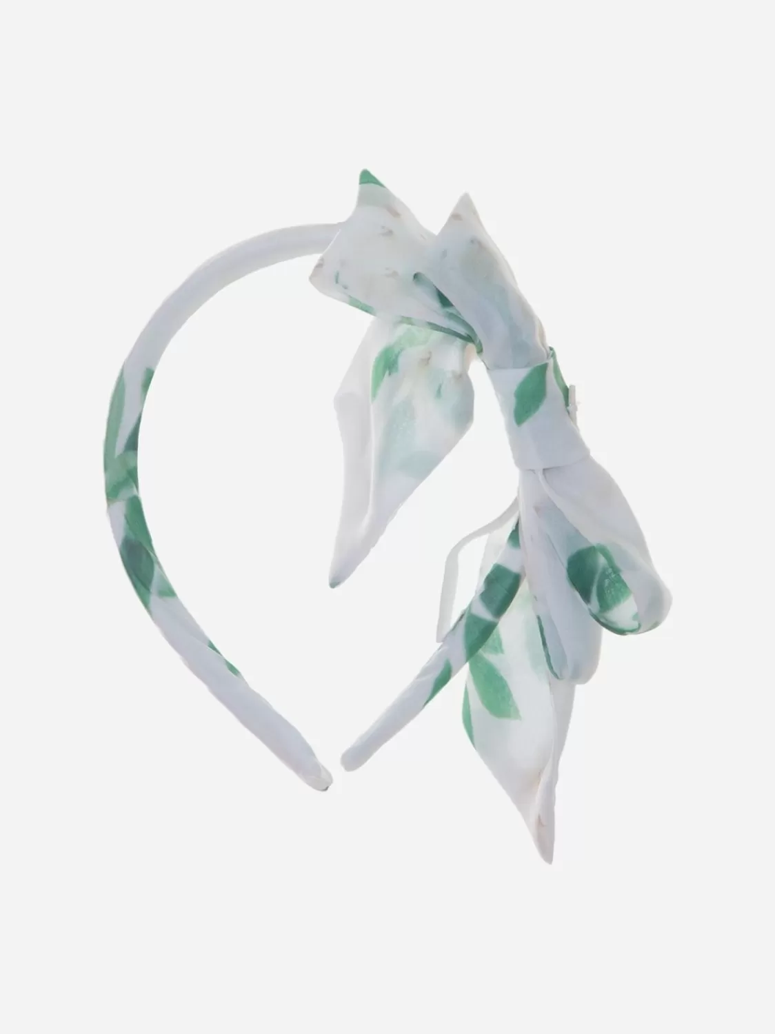Meisje Patachou Witte Hoofdband Met Bloemenprint