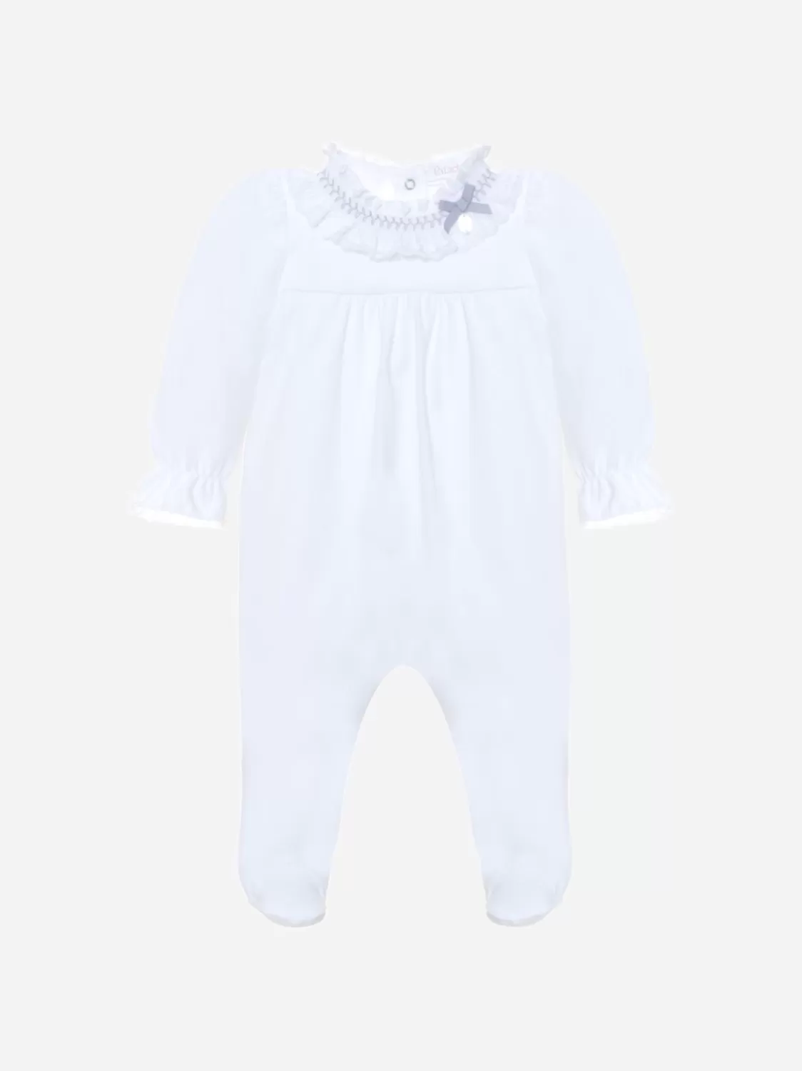 Baby Patachou Witte Jersey Babypakje