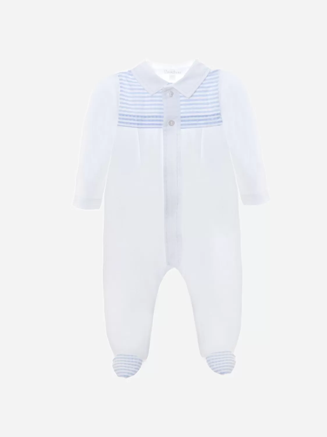 Baby Patachou Witte Jersey Babypakje