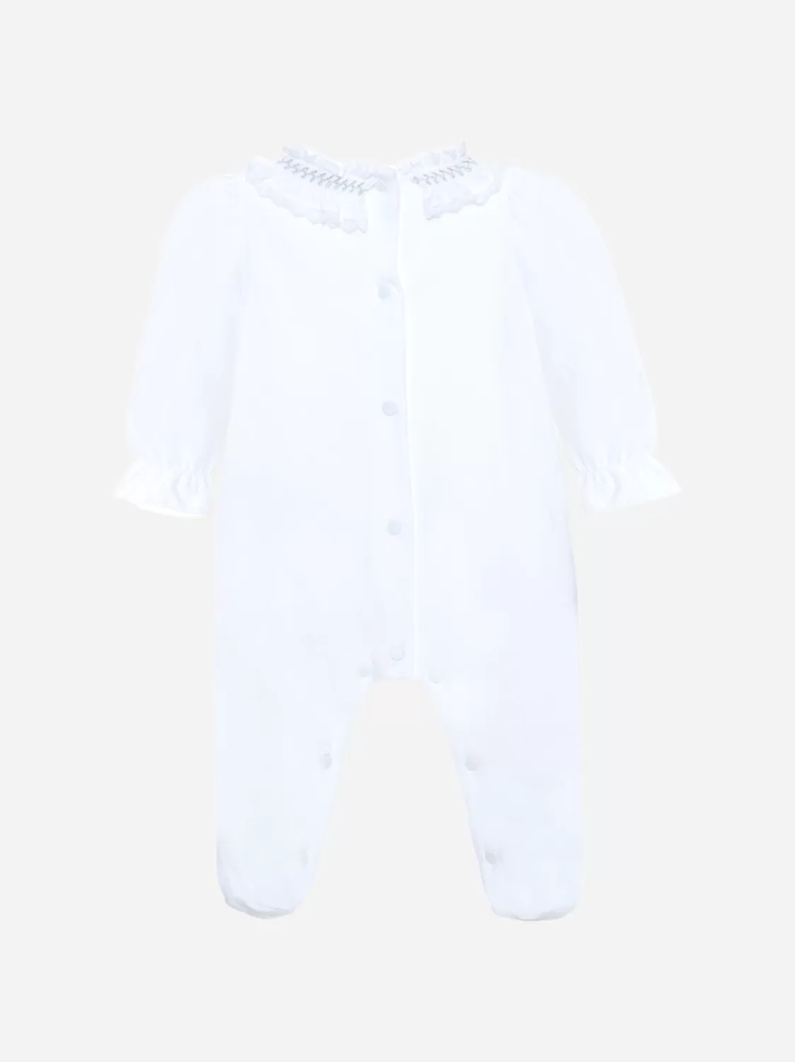Baby Patachou Witte Jersey Babypakje