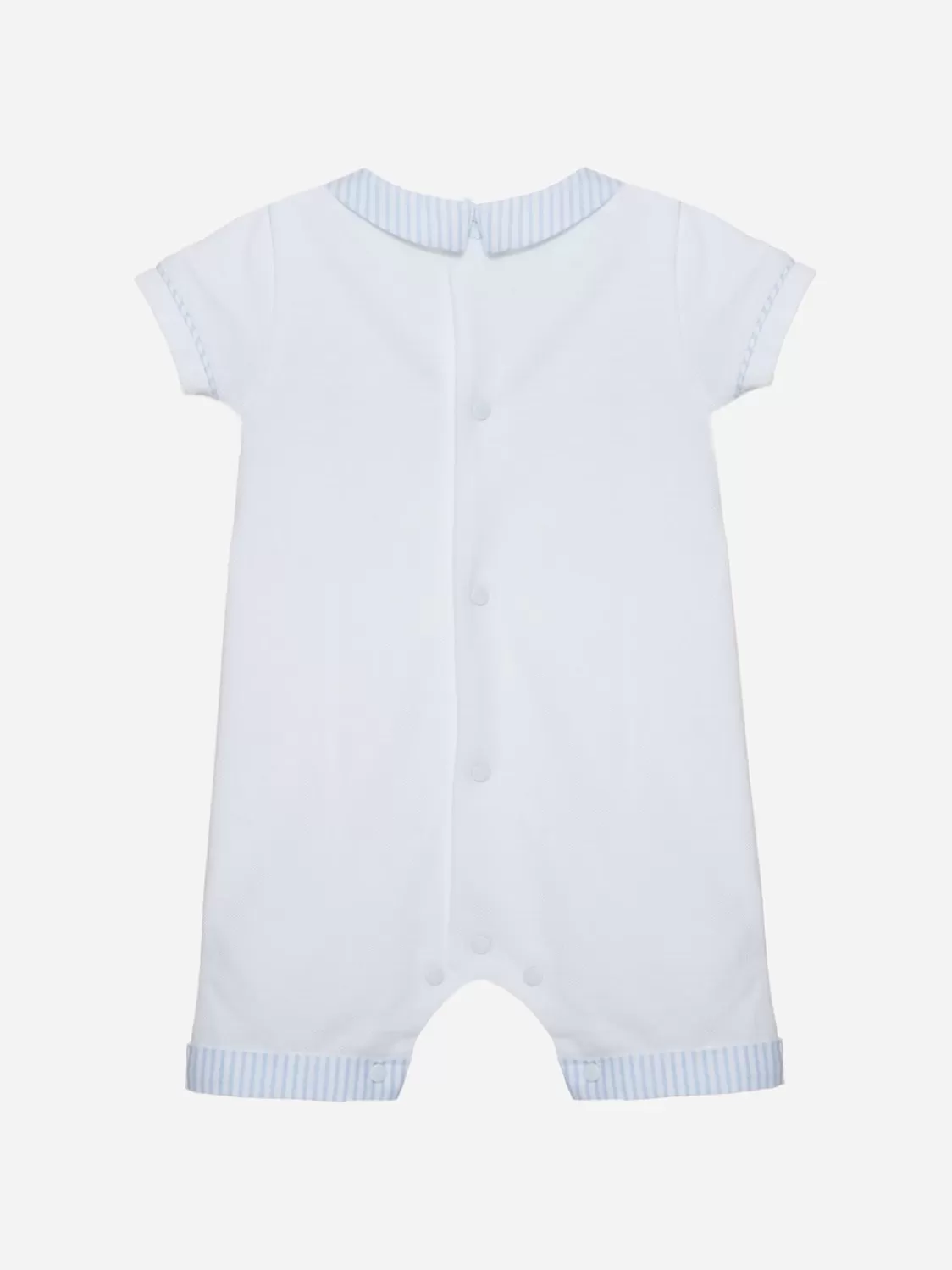 Baby Patachou Witte Jumpsuit Met Heteluchtballonborduurwerk