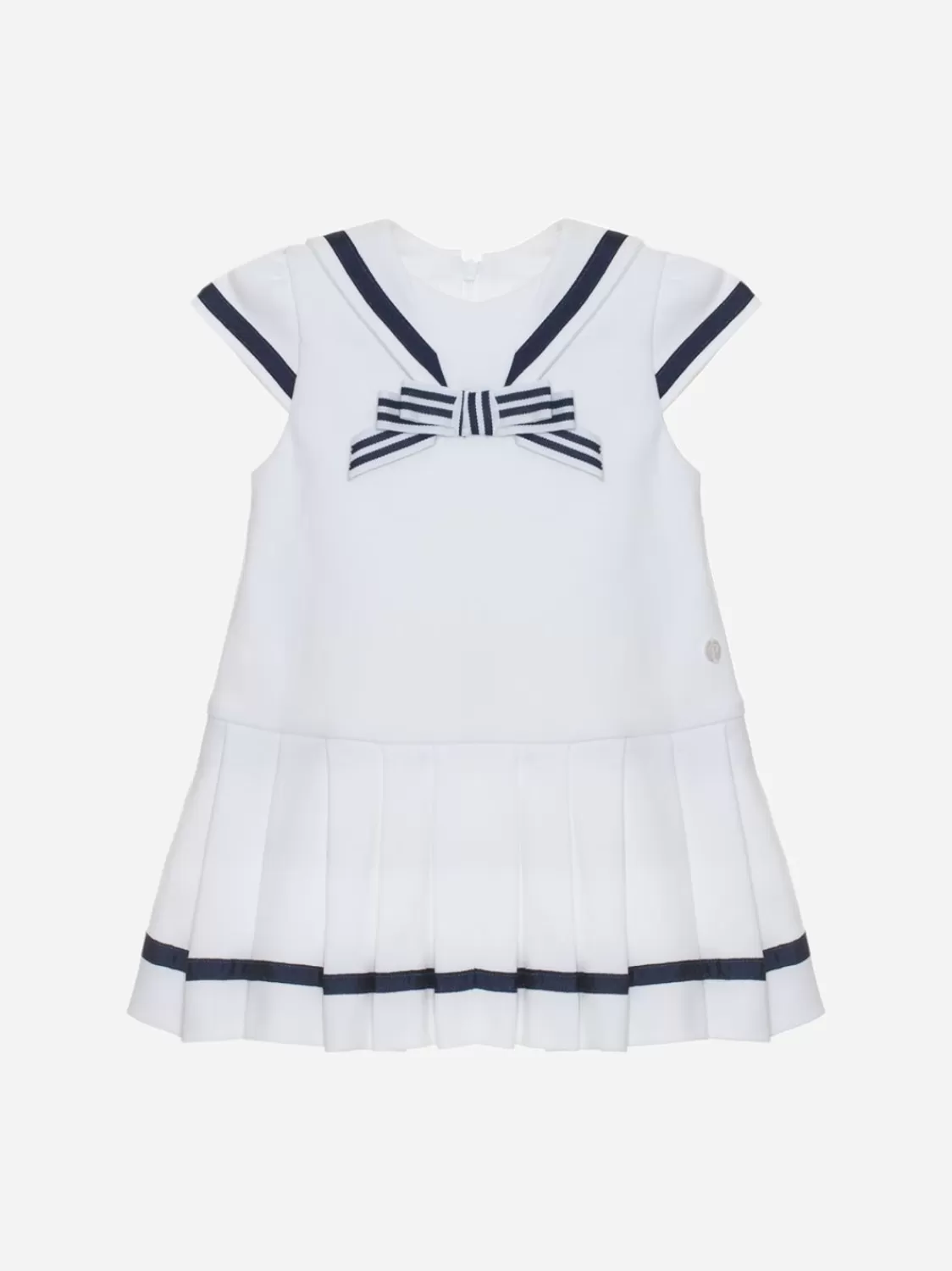 Baby Patachou Witte Jurk Gemaakt Van Jersey