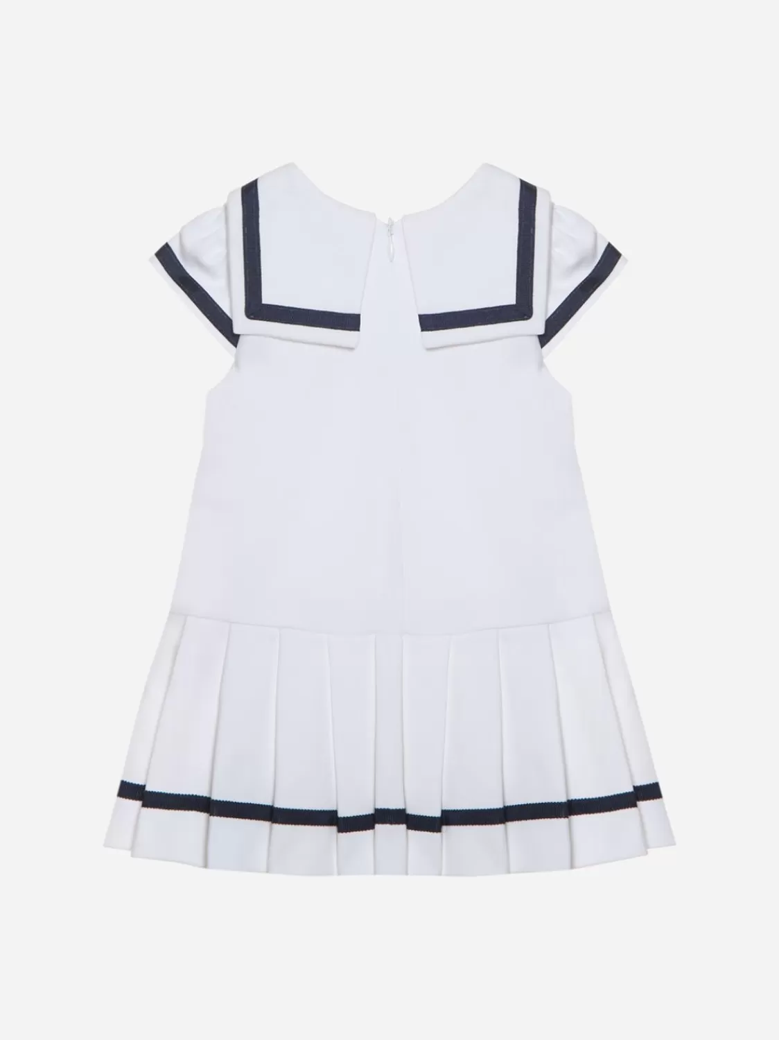 Baby Patachou Witte Jurk Gemaakt Van Jersey