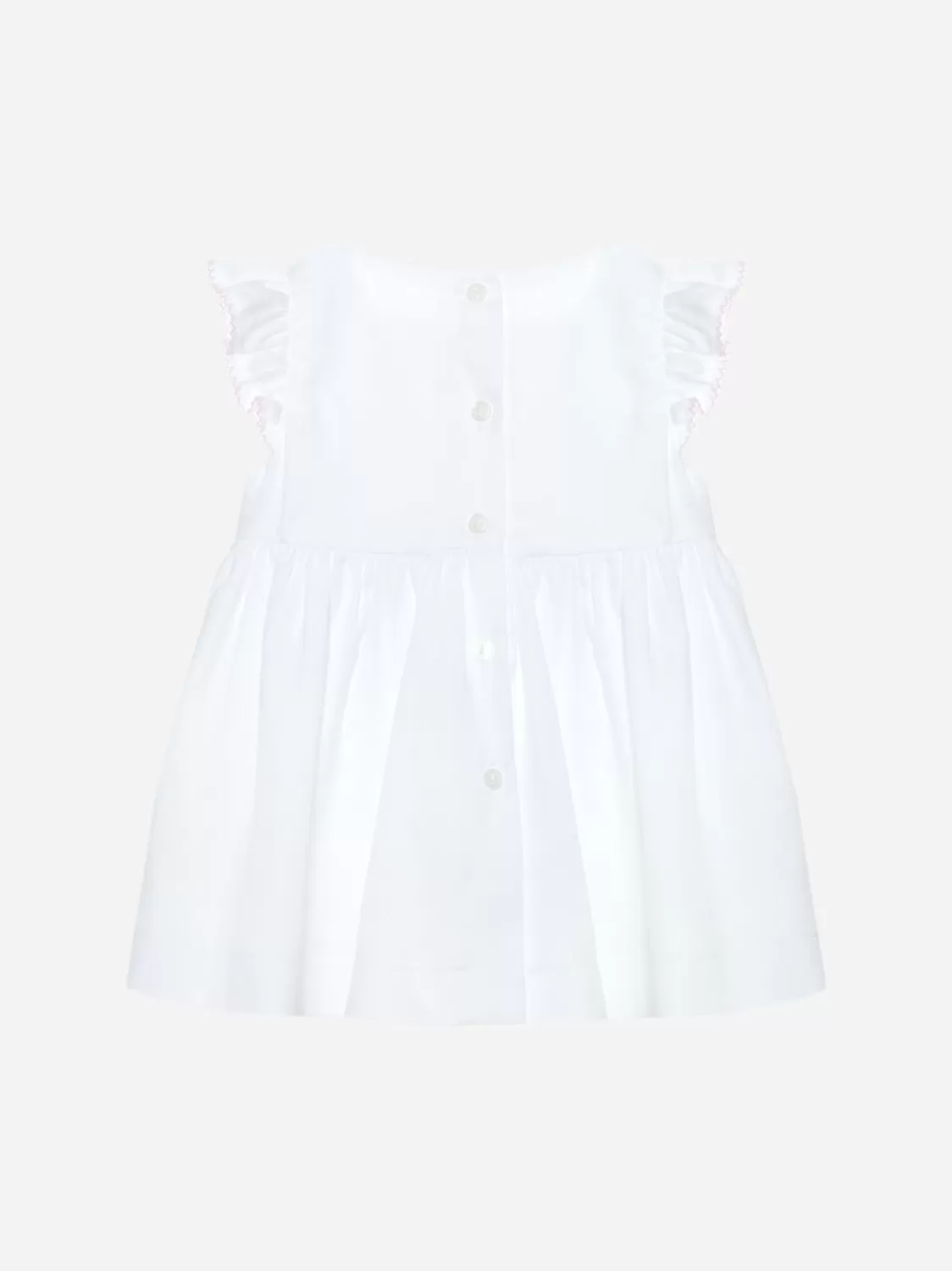 Baby Patachou Witte Jurk In Oxford