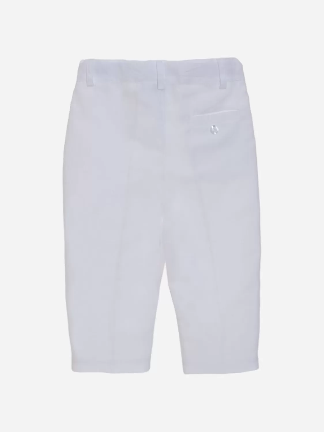 Baby Patachou Witte Linnen Jongens Broek