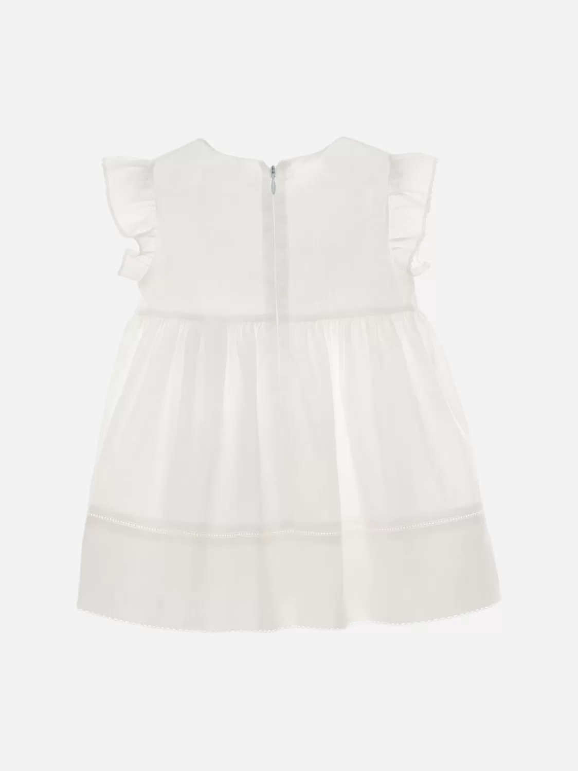 Baby Patachou Witte Satijnen Jurk