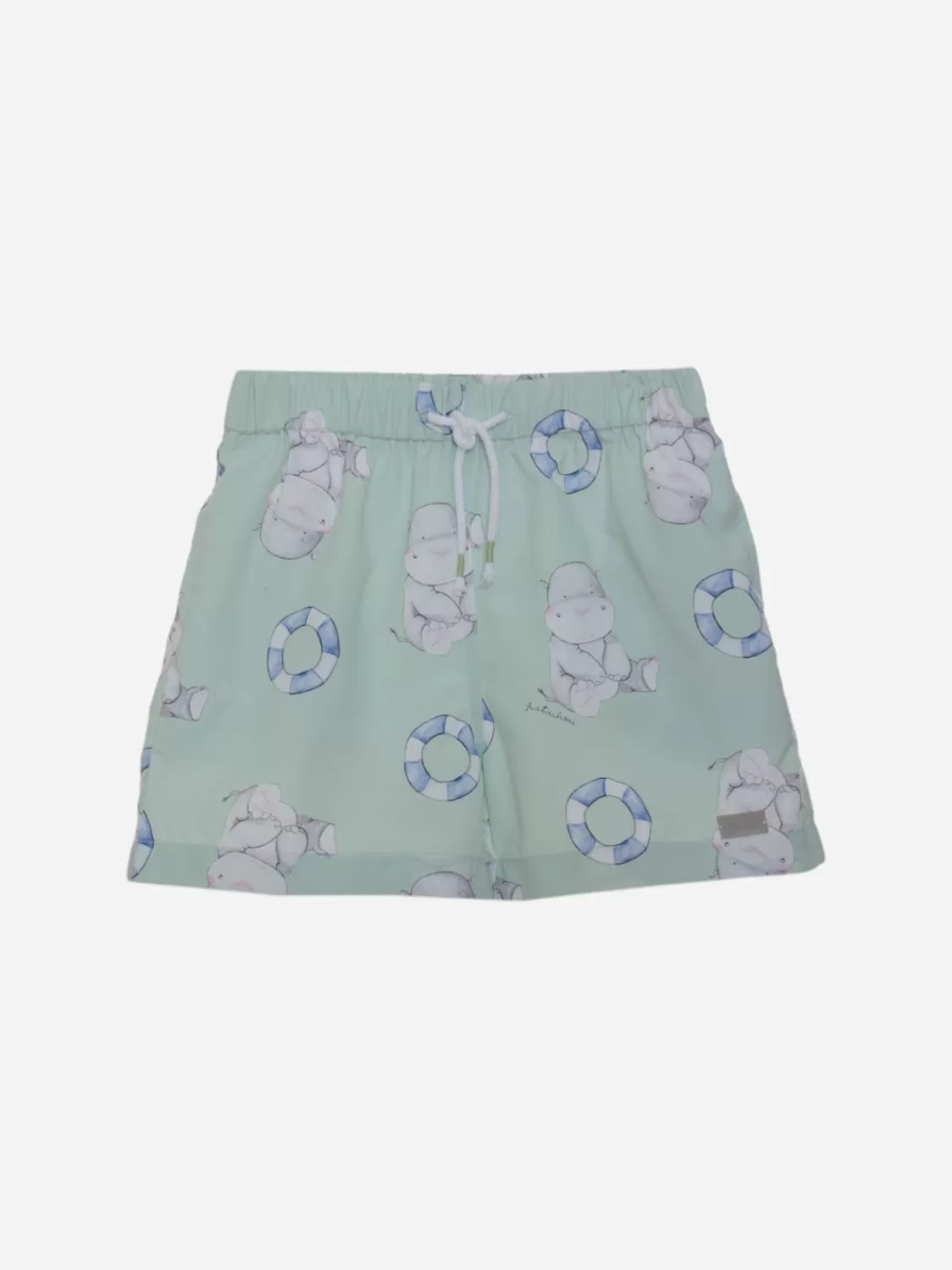 Baby Patachou Zwemshort Met Nijlpaardprint