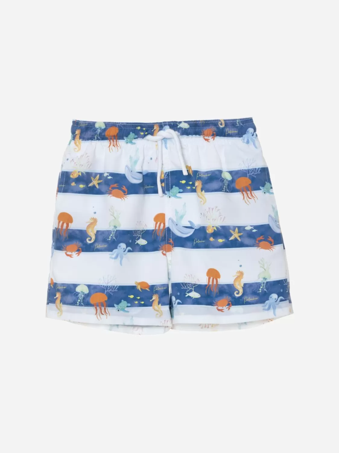 Baby Patachou Zwemshorts Met Nautische Print