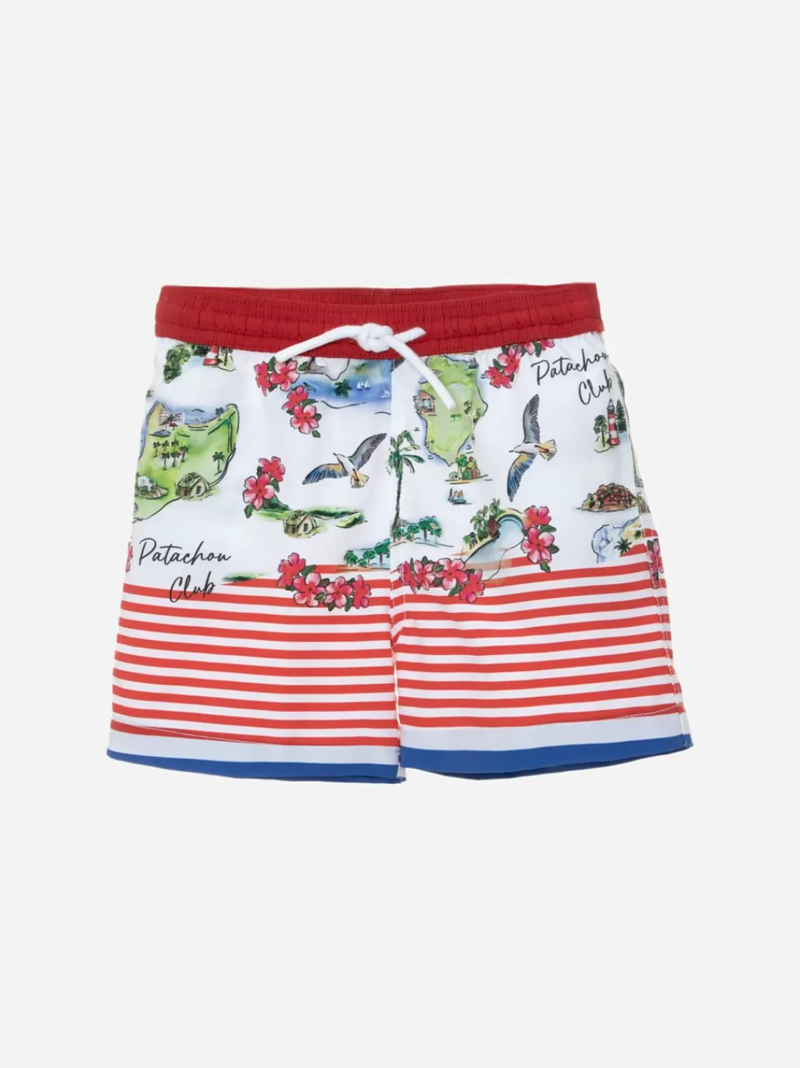 Baby Patachou Zwemshorts Met Nautische Print